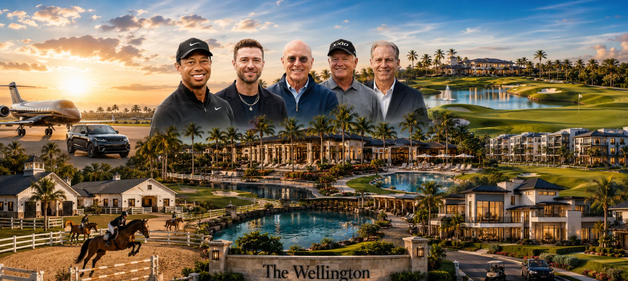 Tiger Woods and Justin Timberlake Bet Big on Wellington